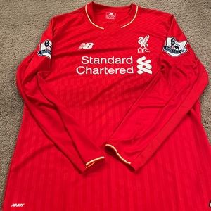 Liverpool FC goalie jersey long sleeve large